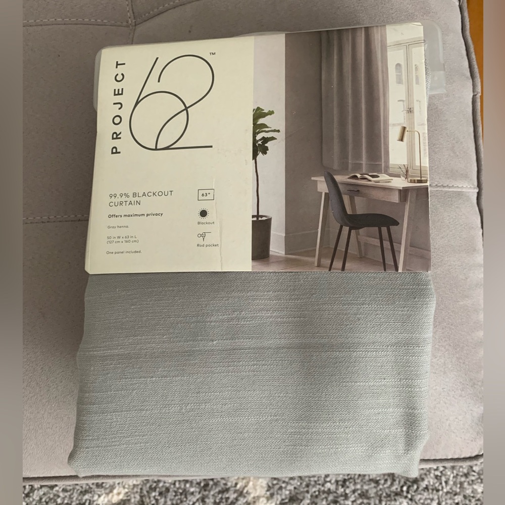 Project 62  Light Gray Blackout Curtain